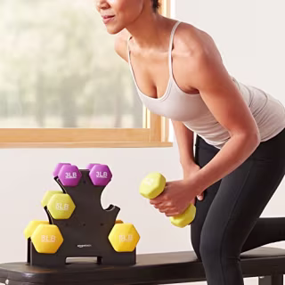 Amazon Basics Neoprene Workout Dumbbell Set