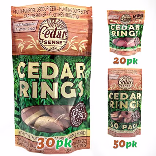 Cedar Rings (Set of 30)