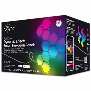 Cync Dynamic Effects Smart LED Hexagon Light Panels