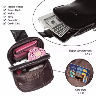 Inicat Large Crossbody Bag
