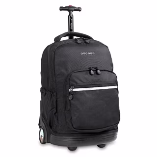 J World New York Sunrise Rolling Backpack