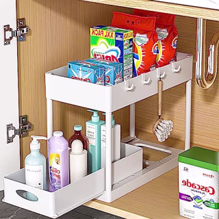 Under Cabinet Basket Organizer