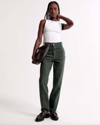Abercrombie & Fitch Ultra High-Rise 90s Straight Jean