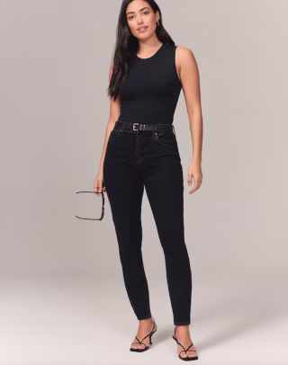 Abercrombie & Fitch Curve Love High-Rise Skinny Jean