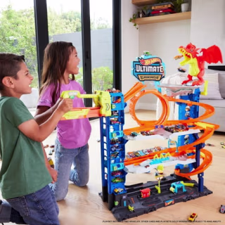 City Ultimate Garage Playset with 2 Die-Cast Cars