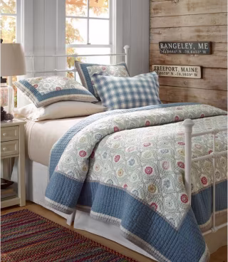 L.L. Bean Botanical Border Quilt Collection