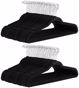 Amazon Basics Slim Velvet Non-Slip Hangers