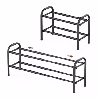 Gonfoam 2-Tier Expandable Shoe Rack