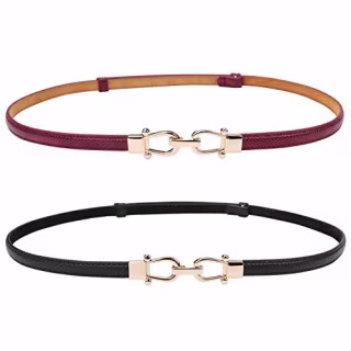 Jasgood Thin Leather Belt