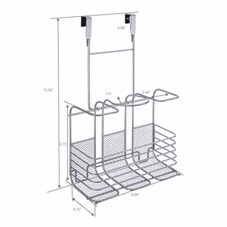 SunnyPoint Over Door Hair Care & Styling Tool Organizer