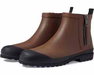 The Zip-Up Lugsole Rain Boot