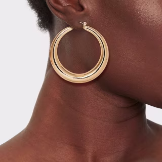 Thick Hoop Earrings