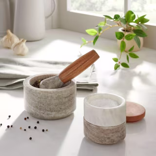 Marble Stacking Salt & Pepper