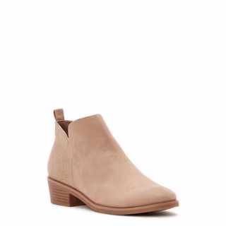 Faux Suede Ankle Boots