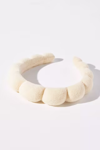 Anthropologie Terry Bubble Headband 