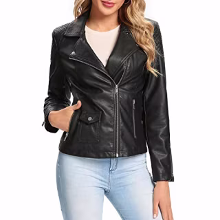 Faux Leather Jacket