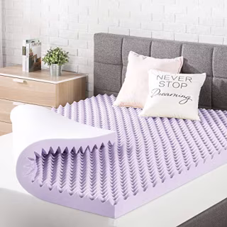 3-Inch Egg Crate Memory Foam Mattress Topper Twin