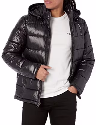 Guess Men's Mid-Weight Puffer Jacket