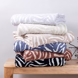 Luxury Feather Yarn Fluffy Throw Blanket