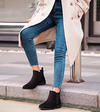 Women Faux Suede Booties