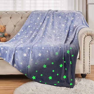 Glow in The Dark Throw Blanket