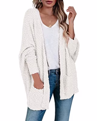Women's Chunky Popcorn Cardigan