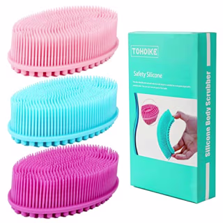 Silicone Body Scrubber Loofah