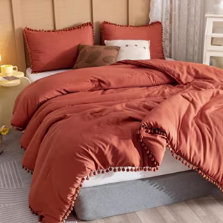 Terracotta Queen Comforter Set