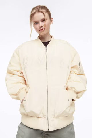 Embroidered Bomber Jacket