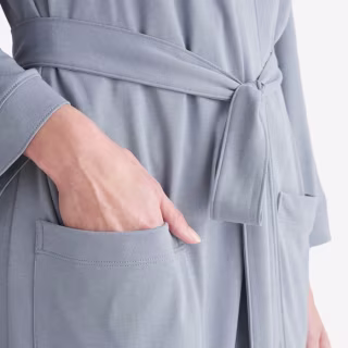 The Company Store Legends Luxury Pima Cotton Sleepwear Kimono Robe