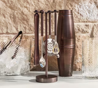 Stainless Steel Bar Tools & Cocktail Shaker Set