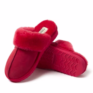 Fireside By Dearfoams Shearling Slippers