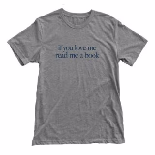 Read Me A Book Adult Tee