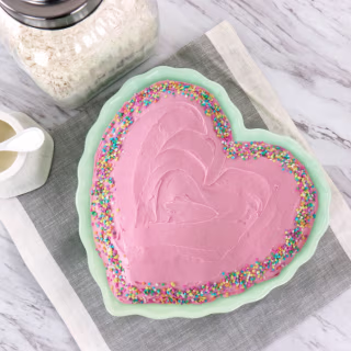 Heart Shaped Stoneware Cake Pan
