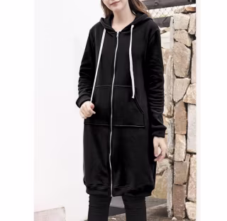 Casual Full Zip Up Hoodie