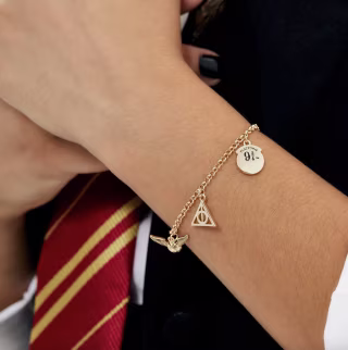 "Harry Potter" Gold-Plated Charm Bracelet
