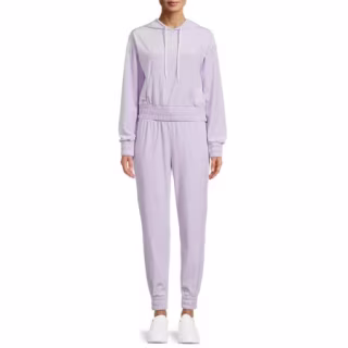 Juniors Velour Hoodie and Jogger Pants Set