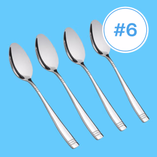 Obstnny Stainless Steel Dessert Spoon