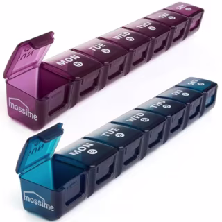 Mossime 2-Pack Weekly Large Pill Organizer