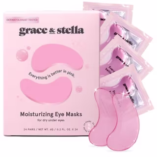 Grace & Stella Under Eye Mask (Pink, 24 Pairs) 