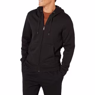 Amazon Essentials Men's Full-Zip Hooded Fleece Sweatshirt