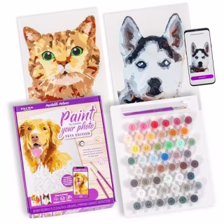 Paintable Pictures Paint Your Photo by Number: Pets Edition