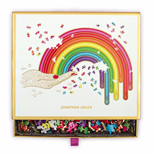 Jonathan Adler Rainbow Hand Shaped Puzzle