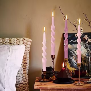 Unscented Taper Candles (Set of 4)