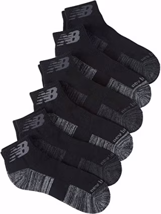 Performance Cushion Quarter Crew Socks (6-Pack)
