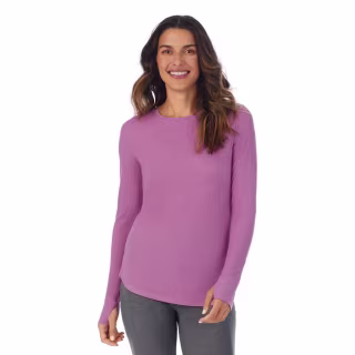 Women's Cuddl Duds® Stretch Thermal Long Sleeve Crew Top