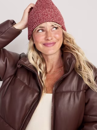 Gender Neutral Wide Cuff Beanie Hat for Adults