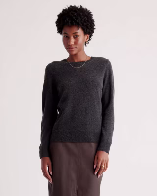 Quince Mongolian Cashmere Crewneck Sweater
