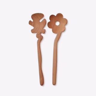 Selena Liu Serving Friends Wooden Spoons