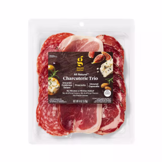 Charcuterie Trio Sampler Pack Calabrese Salami, Prosciutto and Capocollo